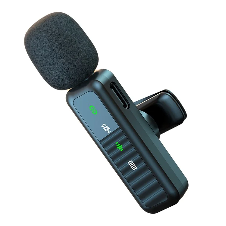 H65 3 In 1 iP  /  Type C  /  3.5mm 2.4G Wireless Lavalier Microphone Noise Reduction Mic , 2 Transmitter + 1 Receiver