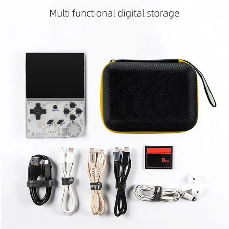 Game Console Storage Bag for Miyoo Mini Plus / ANBERNIC RG35XX / RG353VS EVA Carrying Case