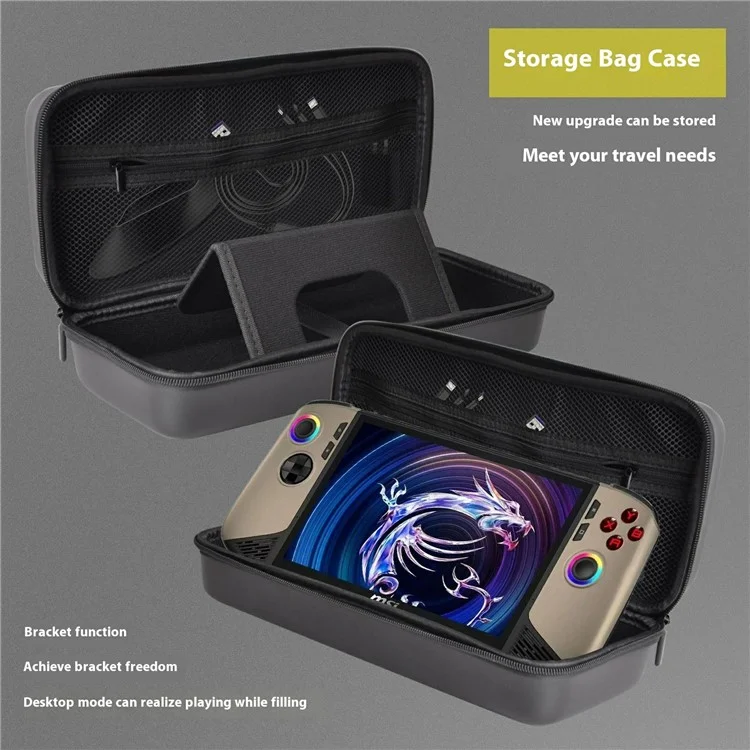 For MSI Claw 8 Carrying Case Handheld Game Console EVA Shockproof Storage Bag