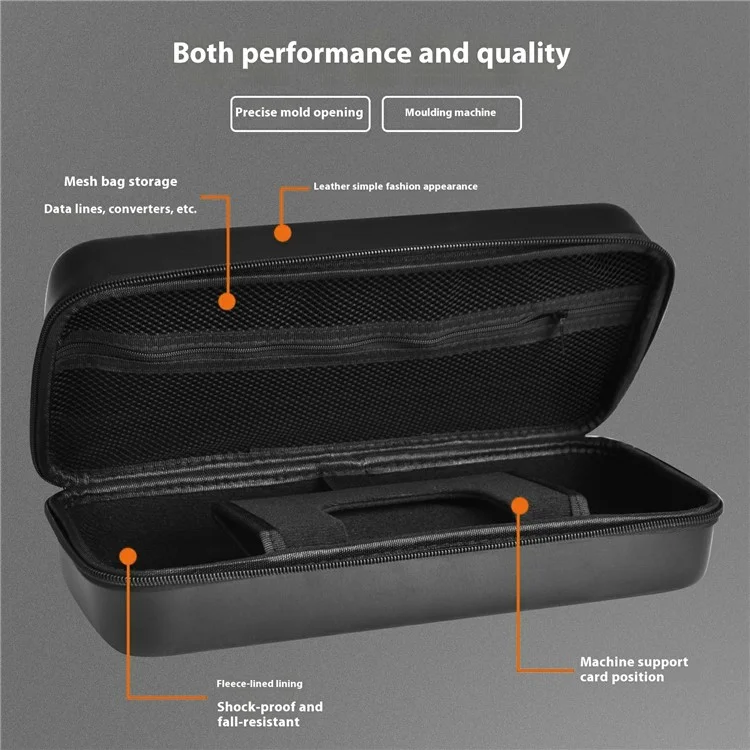 For MSI Claw 8 Carrying Case Handheld Game Console EVA Shockproof Storage Bag