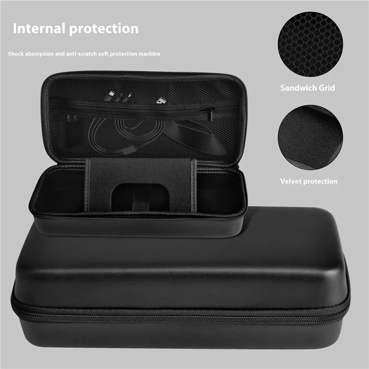 For MSI Claw 8 Carrying Case Handheld Game Console EVA Shockproof Storage Bag
