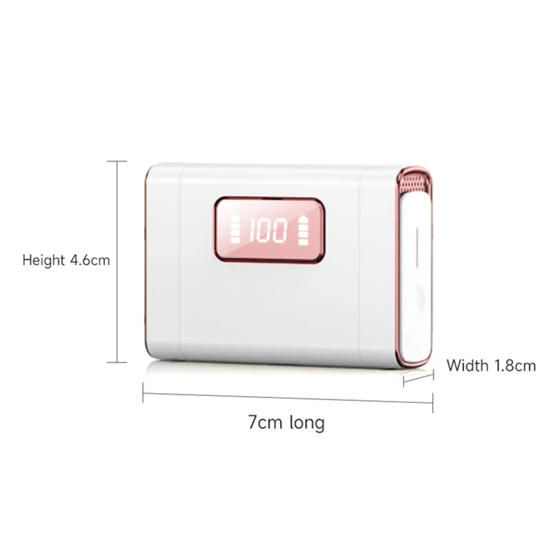 Microphone Lavalier sans fil SX88 iP avec réduction de bruit, clip et boîtier de charge - Blanc+Rose