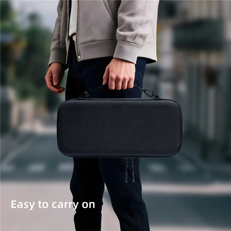 JYS JYS-NS2283 For Nintendo Switch 2 Game Console Carrying Case EVA Protective Storage Bag with Game Card Slots - Black