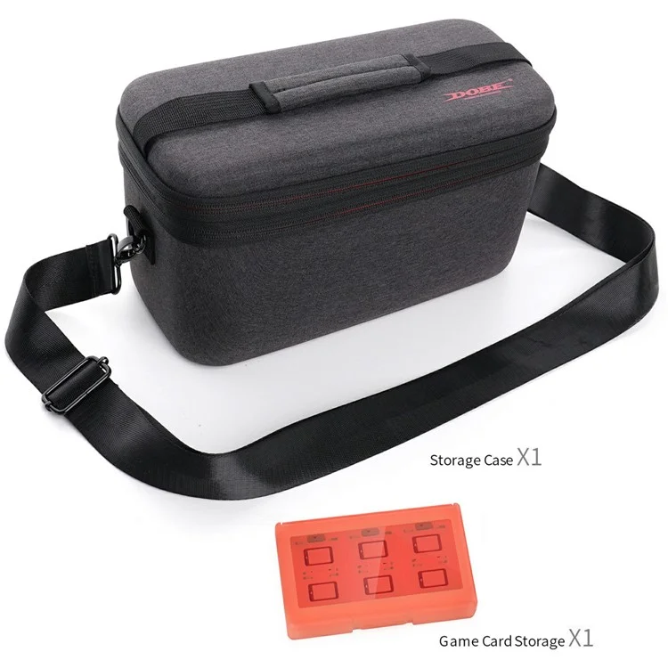 DOBE TNS-3175 For Nintendo Switch 2 Console Carrying Case EVA Crossbody Bag with Game Card Storage Box