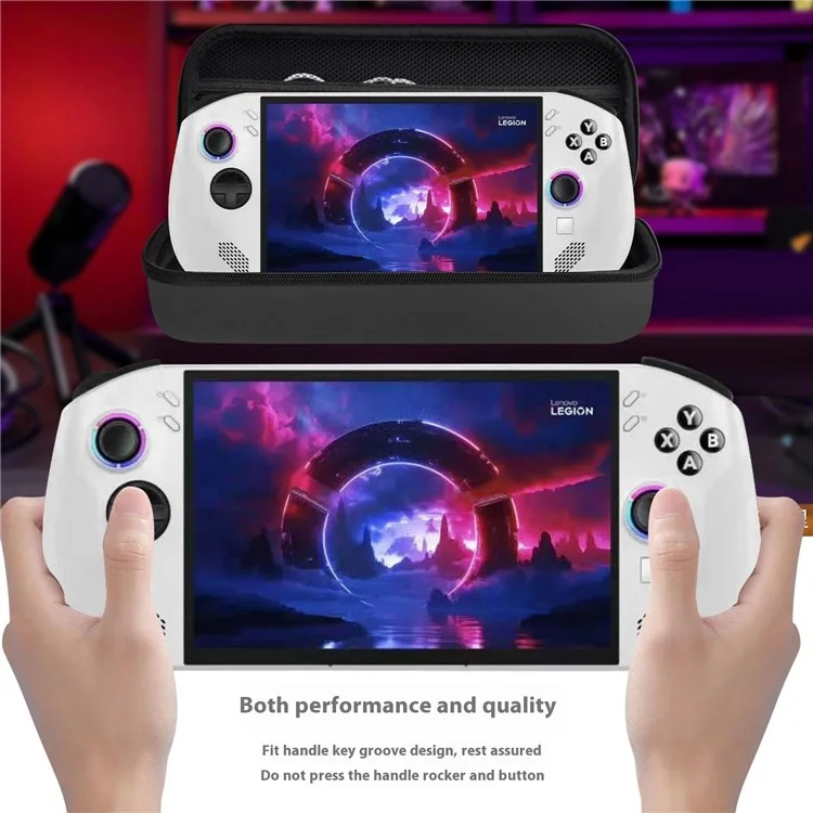 For Lenovo Legion Go S Gaming Console Portable Storage Bag Shockproof EVA Carrying Case with Handle
