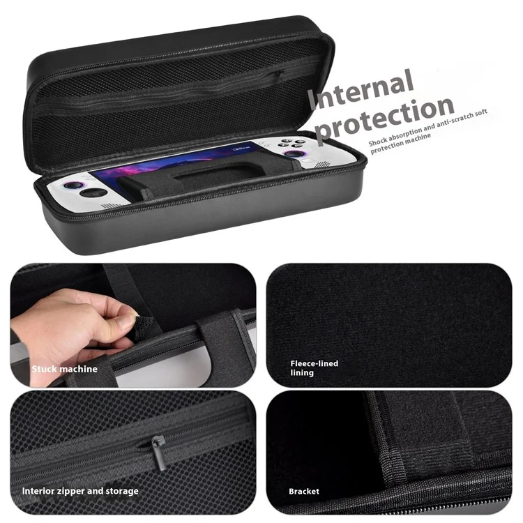 For Lenovo Legion Go S Gaming Console Portable Storage Bag Shockproof EVA Carrying Case with Handle