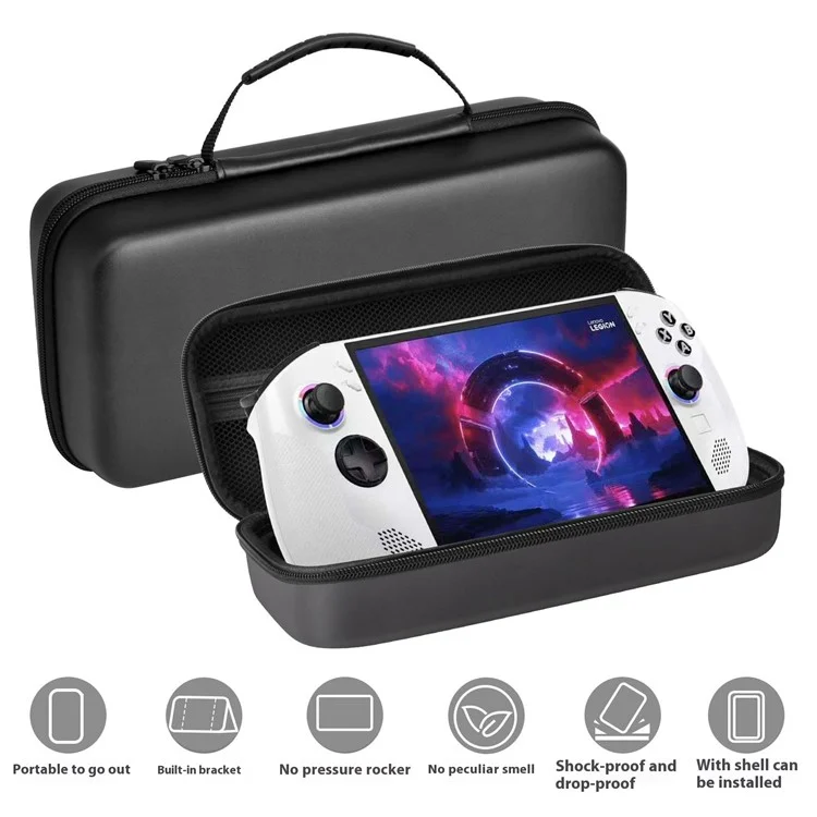 For Lenovo Legion Go S Gaming Console Portable Storage Bag Shockproof EVA Carrying Case with Handle
