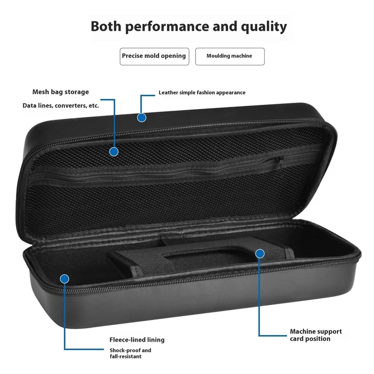 For Lenovo Legion Go S Gaming Console Portable Storage Bag Shockproof EVA Carrying Case with Handle
