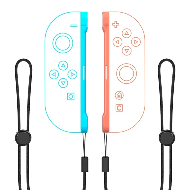 1 Paire de Sangles de Poignet en Caoutchouc TPE Anti-Chute pour Manettes Joy-Con de Nintendo Switch