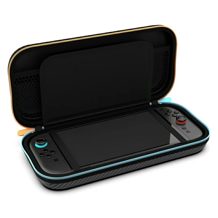 IPEGA PG-SW2005A For Nintendo Switch 2 Carrying Case Carbon Fiber Texture Hard Shell Storage Bag