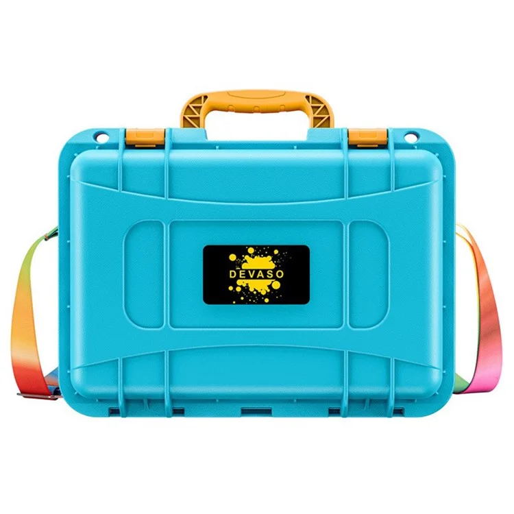STARTRC JUEGOS Estuche de Almacenamiento para Nintendo Switch 2 ABS Impermeable Portátil con Correa de Hombro - Naranja / Azul