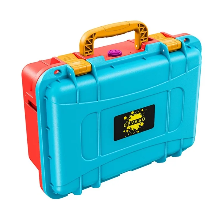 STARTRC JUEGOS Estuche de Almacenamiento para Nintendo Switch 2 ABS Impermeable Portátil con Correa de Hombro - Naranja / Azul