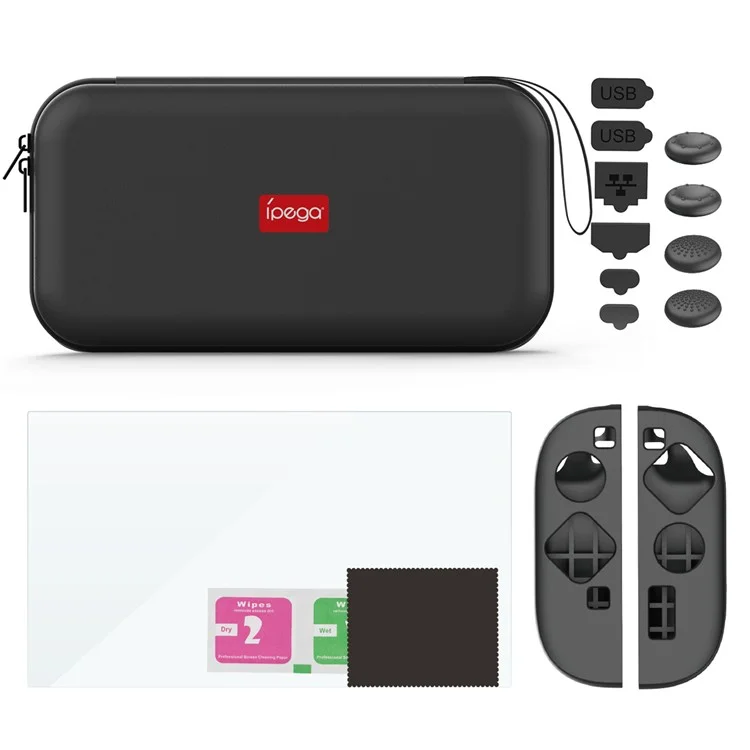 IPEGA PG-SW2194P For Nintendo Switch 2 Game Console Storage Bag 9 in 1 Protective Accessory Kit