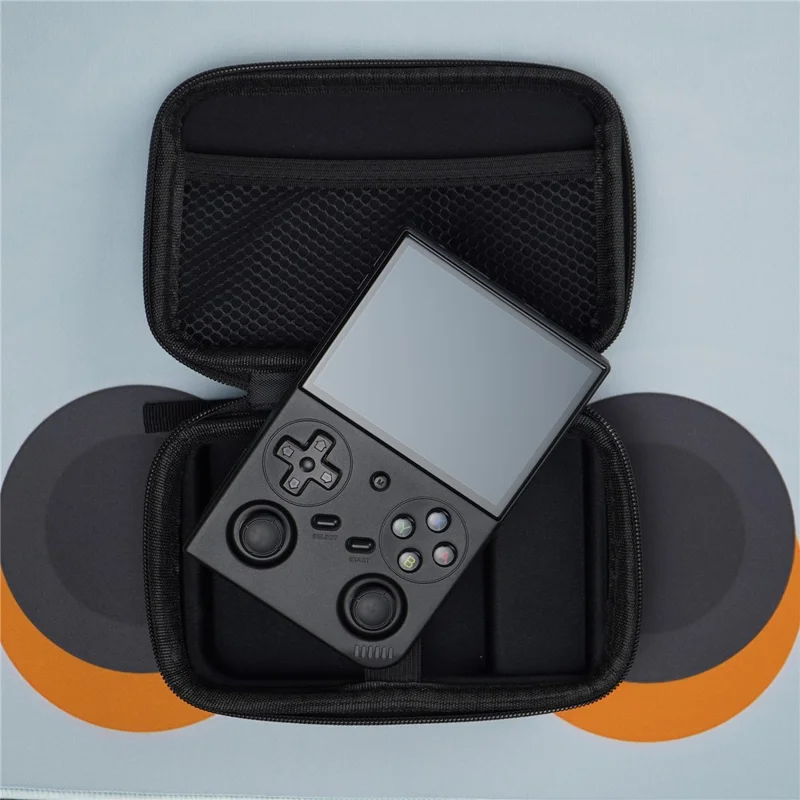 ANBERNIC For ANBERNIC RG35XX Pro Handheld Game Console Carrying Case PU Leather Storage Bag
