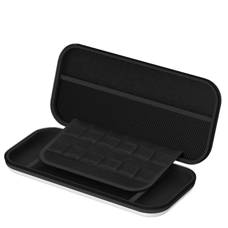 Kit de Acessórios para Nintendo Switch 2 - Estojo de Armazenamento com Proteção, Gerenciamento de Cabos e Amarras de Silicone - Branco