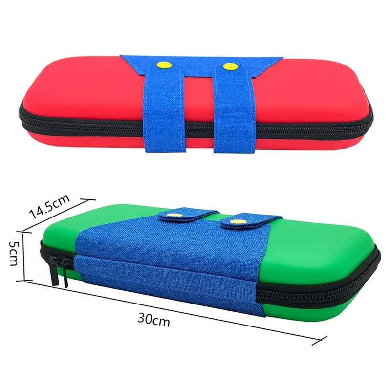 Set de Funda Protectora para Nintendo Switch 2 con 6 Accesorios de Juego, Kit de Almacenamiento con Protector de Pantalla y Fundas para Joysticks - Rojo