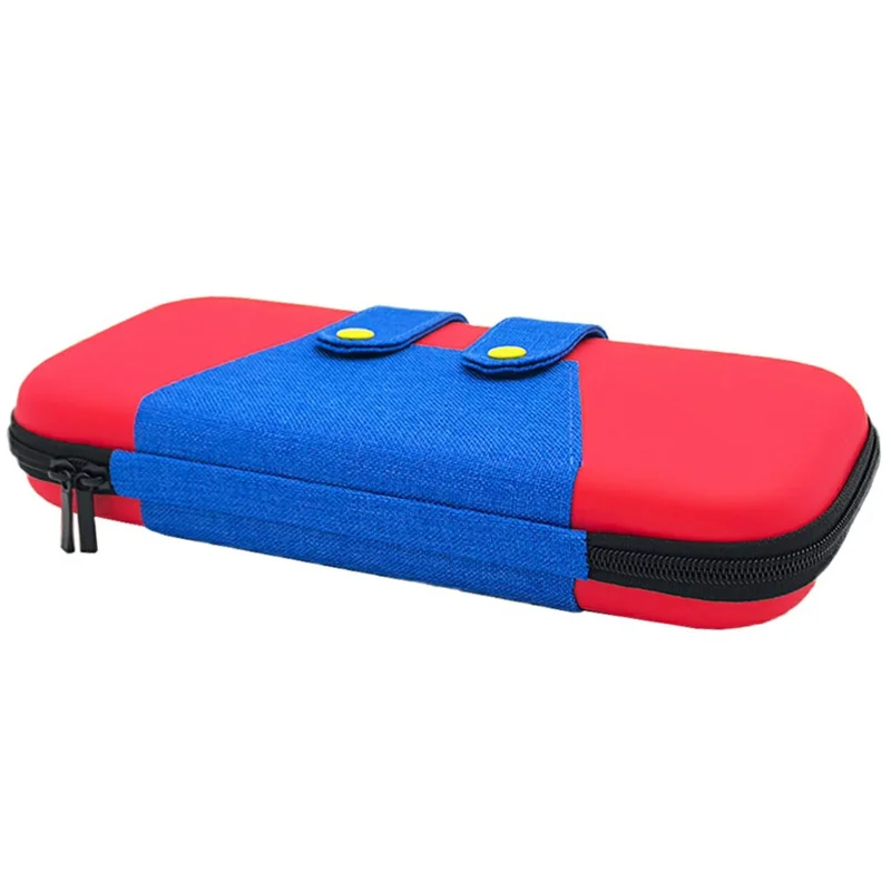 Set de Funda Protectora para Nintendo Switch 2 con 6 Accesorios de Juego, Kit de Almacenamiento con Protector de Pantalla y Fundas para Joysticks - Rojo