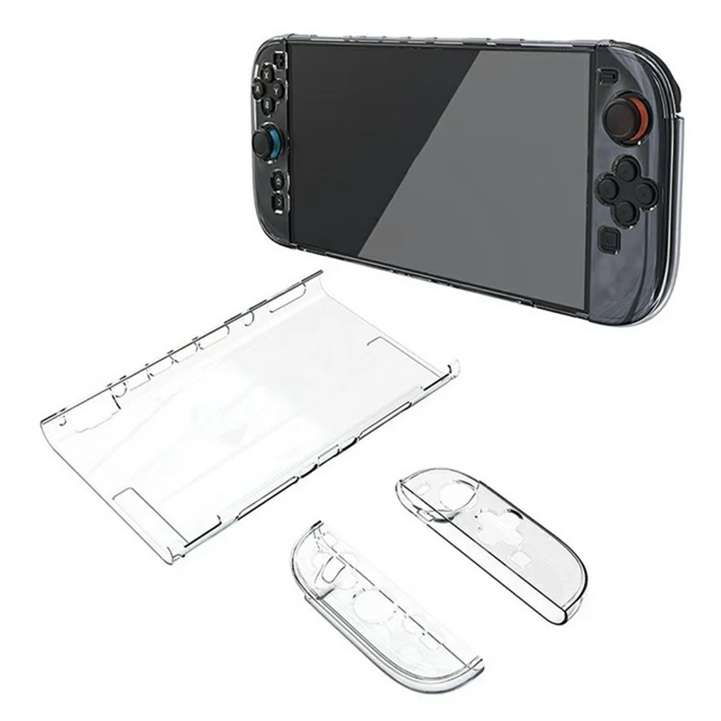 Set de Funda Protectora para Nintendo Switch 2 con 6 Accesorios de Juego, Kit de Almacenamiento con Protector de Pantalla y Fundas para Joysticks - Rojo