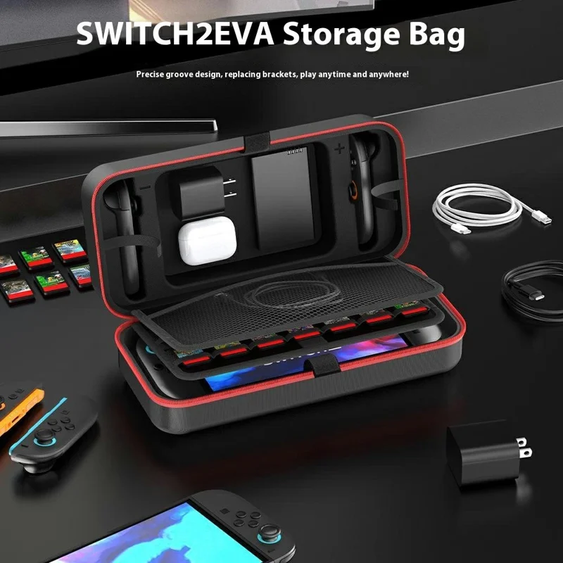 OIVO IV-SW288 Storage Bag for Nintendo Switch 2 Game Console Carrying Case EVA Shockproof Container