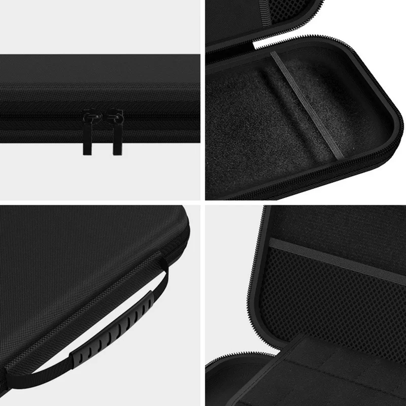 For Nintendo Switch 2 Console Storage Case Silicone Protective Cover with Joystick Caps - Black