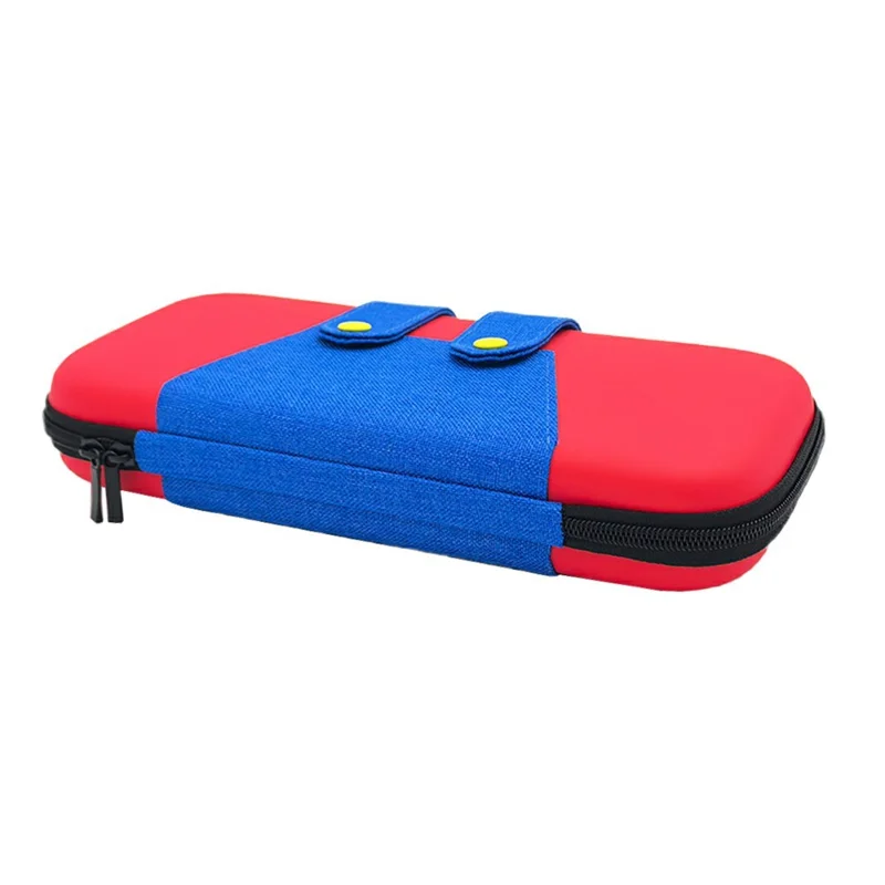 For Nintendo Switch 2 Storage Bag TPU Controller Cover Tempered Glass Screen Protector Set - Red