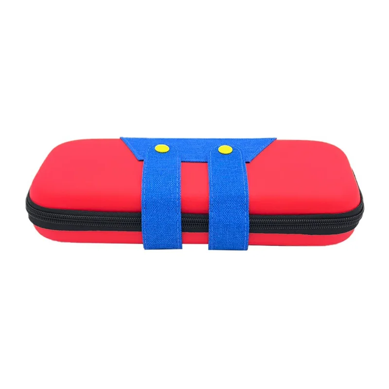 For Nintendo Switch 2 Storage Bag TPU Controller Cover Tempered Glass Screen Protector Set - Red