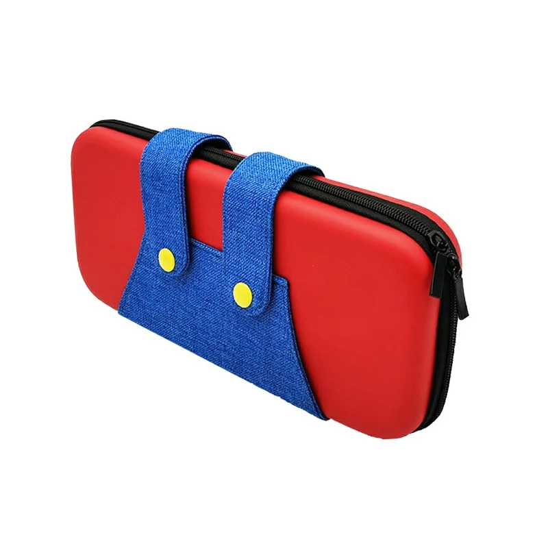For Nintendo Switch 2 Storage Bag TPU Controller Cover Tempered Glass Screen Protector Set - Red
