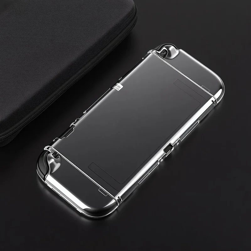 For Nintendo Switch 2 Storage Bag Kit with PC Detachable Hard Cover and Tempered Glass Films