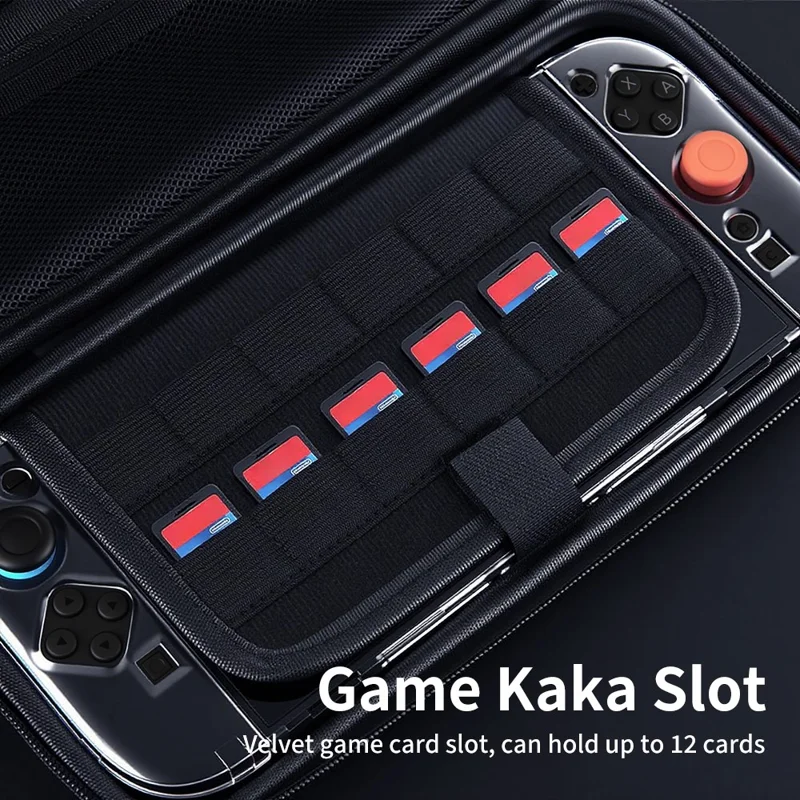 For Nintendo Switch 2 Storage Bag Kit with PC Detachable Hard Cover and Tempered Glass Films