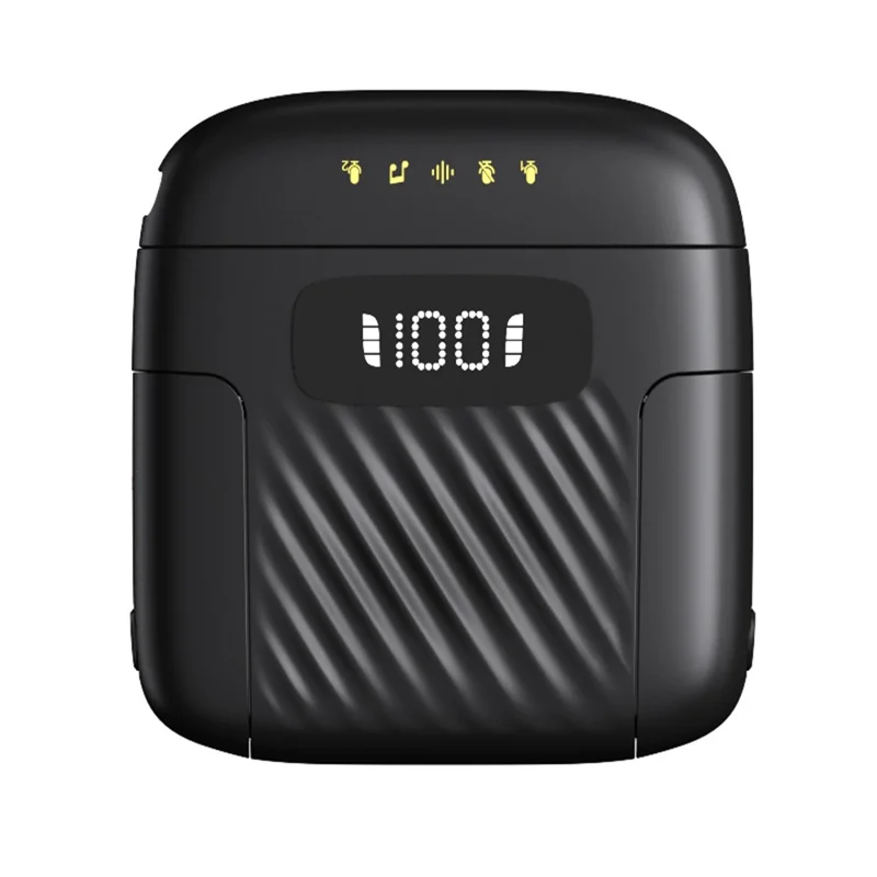 Microphone Lavalier sans fil M8 avec Réduction de Bruit pour Enregistrement Vidéo - Noir