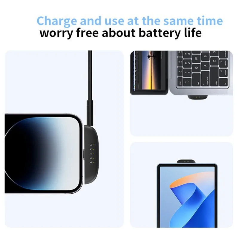 Microfono Lavalier Wireless M8 con Riduzione del Rumore per Registrazione Video - Bianco