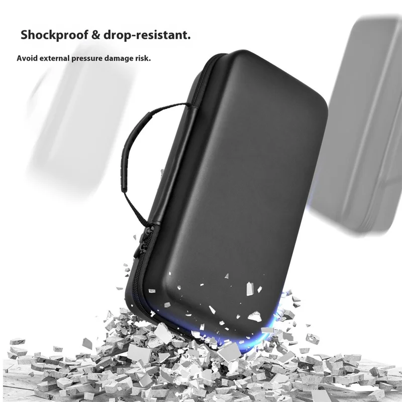 For MSI Claw A8 BZ2EM with Ryzen Z2 Extreme Gaming Console Storage Bag Hard EVA Carrying Case