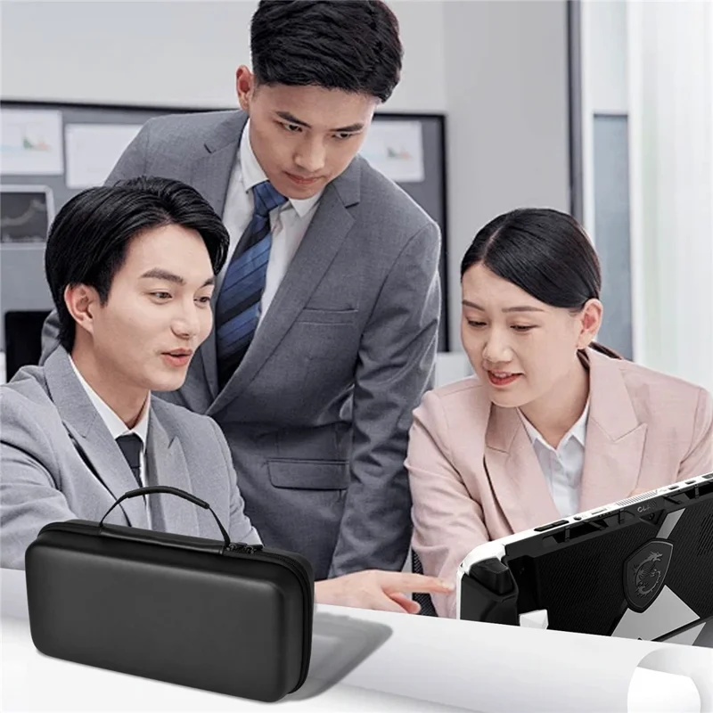 For MSI Claw A8 BZ2EM with Ryzen Z2 Extreme Gaming Console Storage Bag Hard EVA Carrying Case