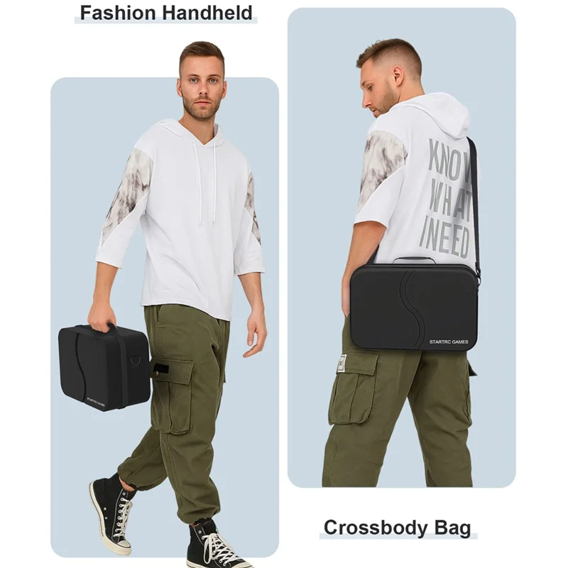 STARTRC GAMES Dla Nintendo Switch 2 Wersja ulepszona 2.0 Etui do przechowywania z 18 gniazdami na karty do gier Przenośna torba podróżna - Czarny