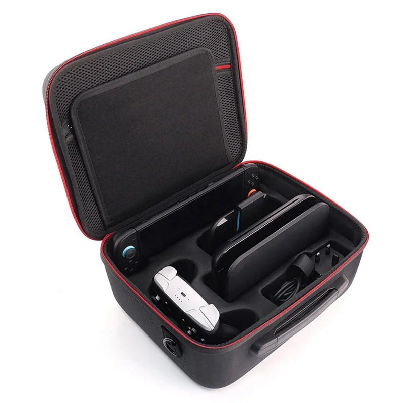 DOBE TNS-5179 For Nintendo Switch 2 Game Console Carrying Case EVA Zipper Storage Bag with Shoulder Strap