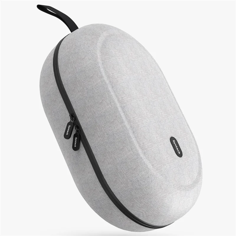 SYNTECH Size L Storage Case for Meta Quest 3S / Quest 3 / Quest 2 / Quest Pro / Pico 4 / Pico 4 Ultra VR Headset Carrying Bag - Grey
