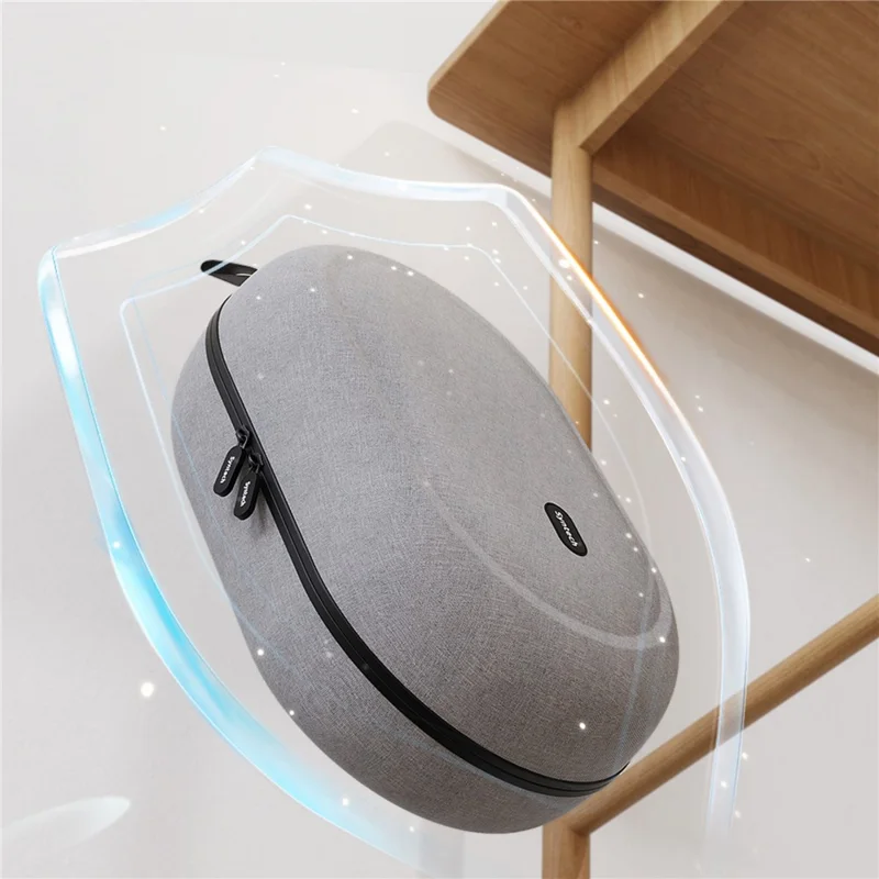 SYNTECH Size L Storage Case for Meta Quest 3S / Quest 3 / Quest 2 / Quest Pro / Pico 4 / Pico 4 Ultra VR Headset Carrying Bag - Grey