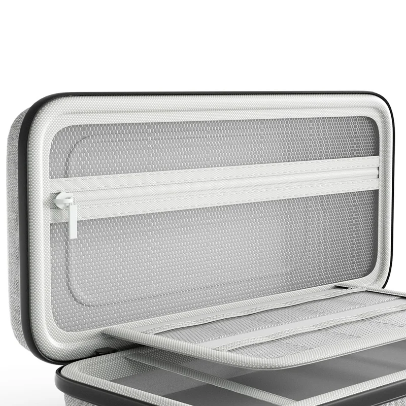 SYNTECH For Nintendo Switch  /  Switch OLED Carrying Case with 10 Game Card Slots Organizer Storage Bag - Grey