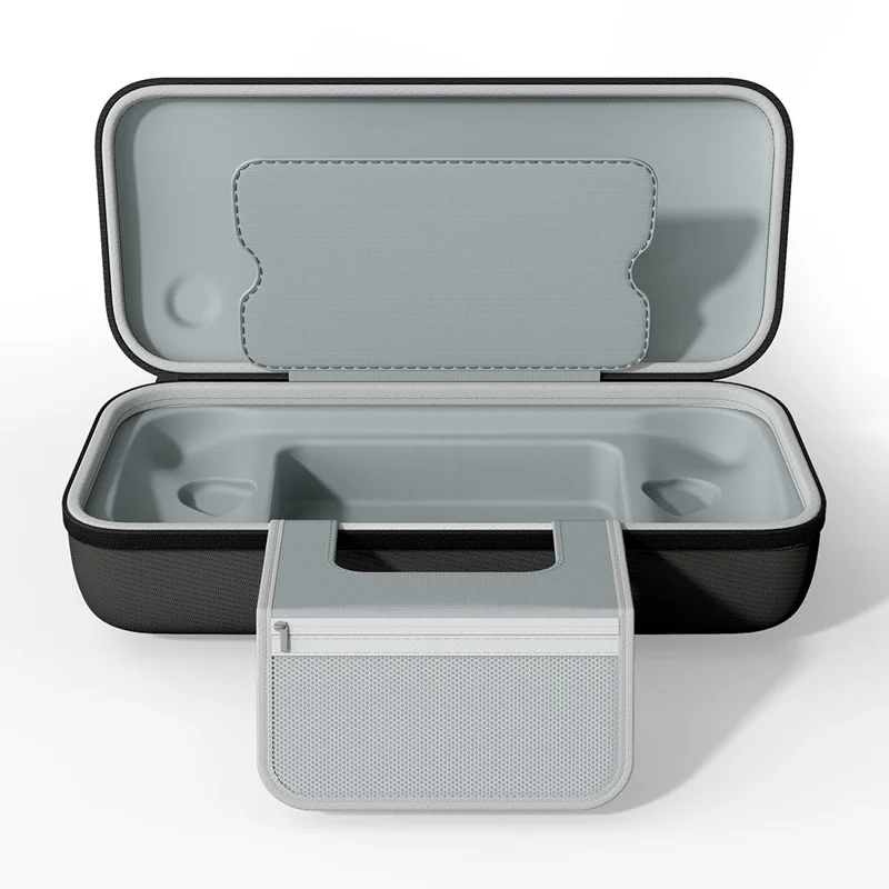 SYNTECH For ROG Ally  /  ROG Ally X Hard Carrying Case Built-in Foldable Stand Protective Storage Bag - Black