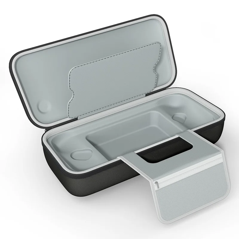 SYNTECH For ROG Ally  /  ROG Ally X Hard Carrying Case Built-in Foldable Stand Protective Storage Bag - Black