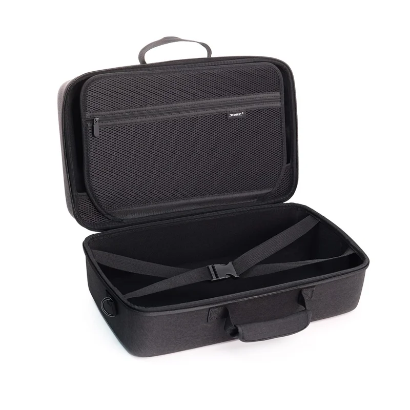 DOBE TP5-5511 Game Console Carrying Case for Sony PlayStation 5 Pro / 5 Slim EVA Hard Shell Protective Storage Bag with Zipper - Black