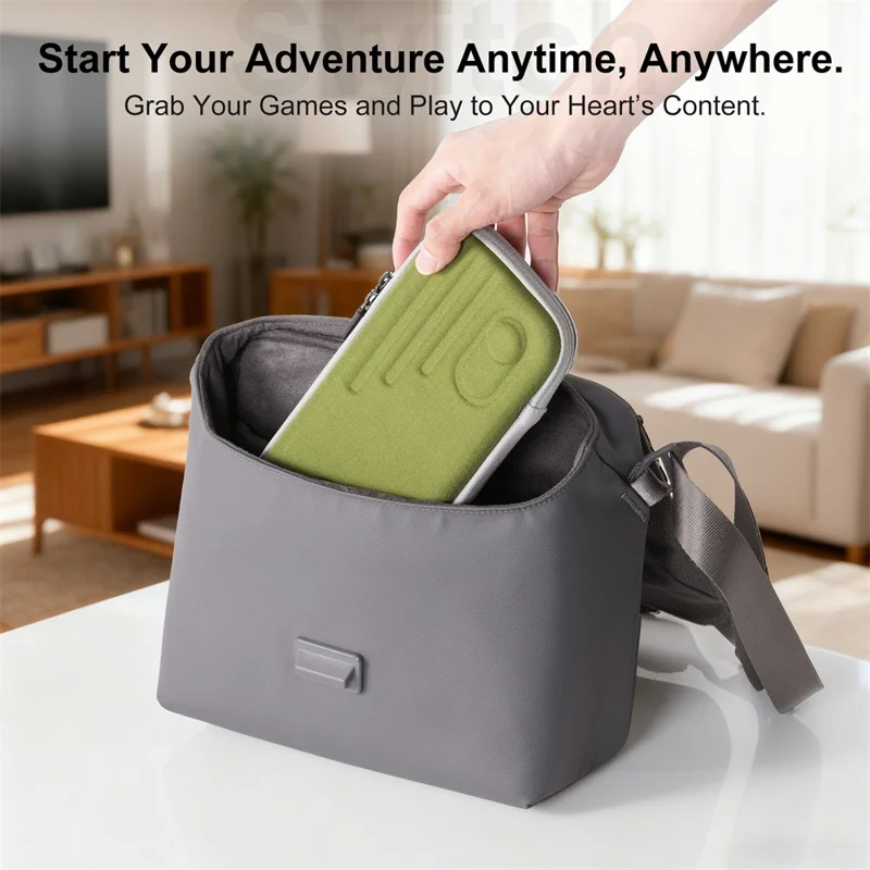 STARTRC GAMES Carrying Case for Nintendo Switch Console Portable Storage Bag with Game Card Slots