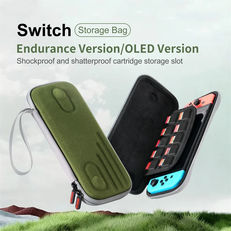 STARTRC GAMES Carrying Case for Nintendo Switch Console Portable Storage Bag with Game Card Slots
