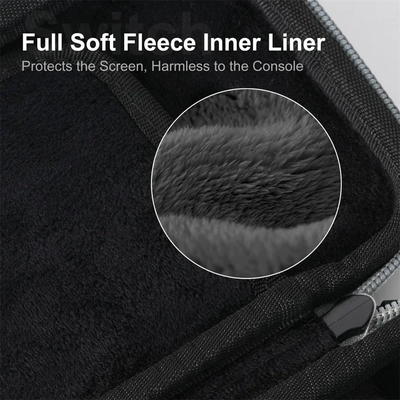 STARTRC GAMES Carrying Case for Nintendo Switch Console Portable Storage Bag with Game Card Slots