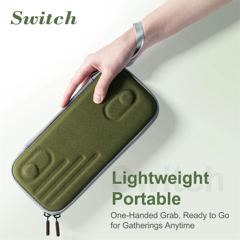 STARTRC GAMES Carrying Case for Nintendo Switch Console Portable Storage Bag with Game Card Slots