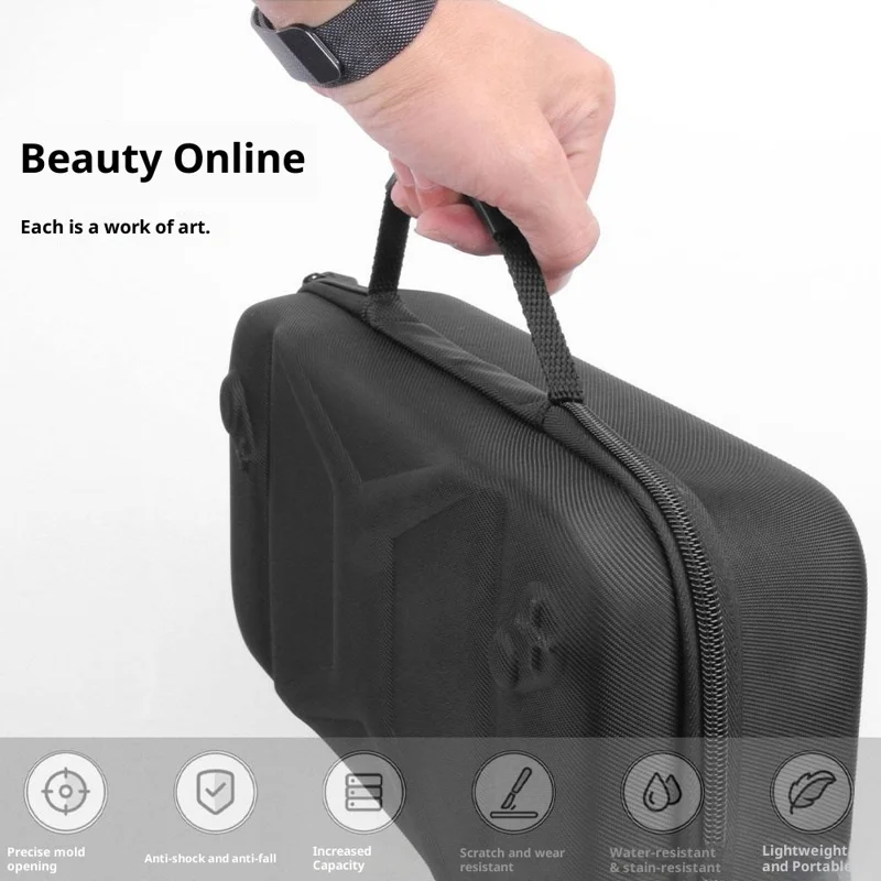 Draagbare EVA-opbergtas voor Asus ROG Xbox Ally X (2025) / Ally (2025) draagbare gameconsole met siliconen kabelbandjes