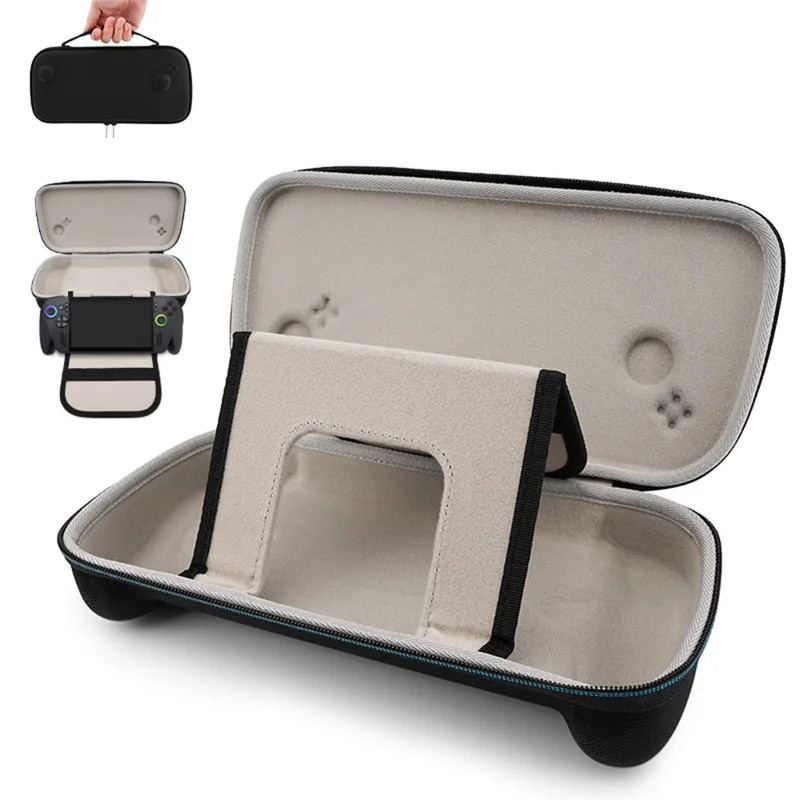 Estojo de Transporte Protetor para Asus ROG Xbox Ally X (2025) / Ally (2025) Console Portátil de Jogos EVA Bolsa de Armazenamento com 5 Slots para Cartões