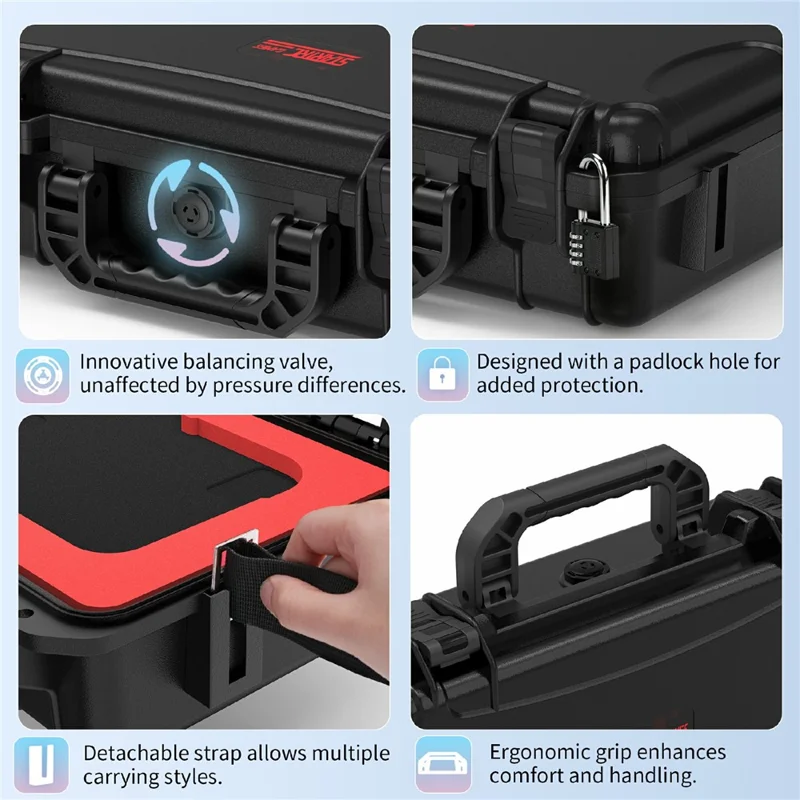 STARTRC GAMES portabel vattentät väska för Nintendo Switch 2 bärbar hårdskal spelkonsol förvaringslåda