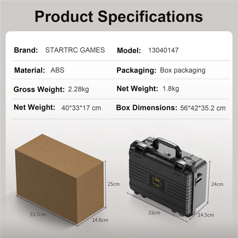 Vattentät väska för Nintendo Switch 2 ABS hårddel skyddsfodral förvaringslåda komplett tillbehörsorganizer med bärhandtag