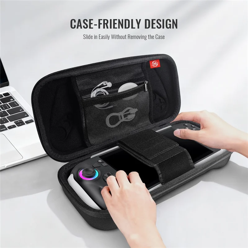 JYS-X158 til Asus ROG Xbox Ally X (2025) / Ally (2025) bærbar konsol opbevaringstaske vandtæt stødfast beskyttende taske med aftagelig tilbehørstaske